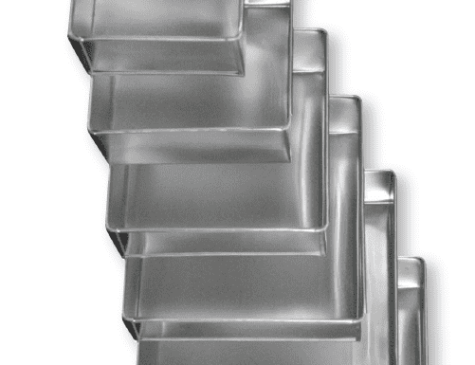 stainless steel trays